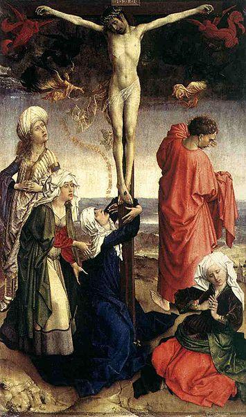 Roger Van Der Weyden Crucifixion Germany oil painting art